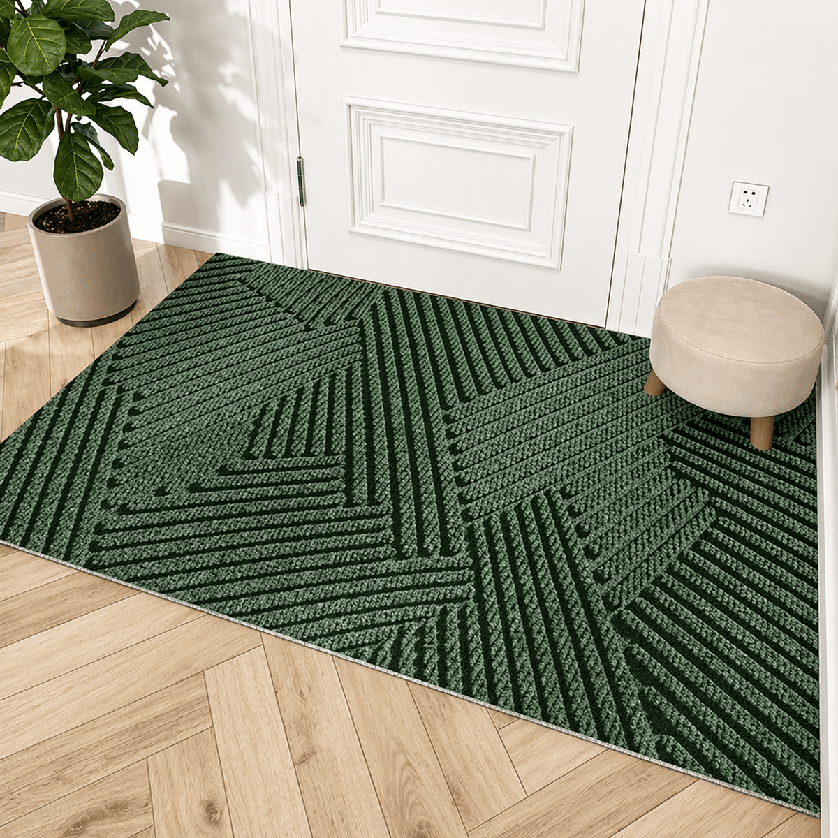 Durable Non-Slip Door Mat | Modern Dirt-Resistant Entry Mat - Garalato