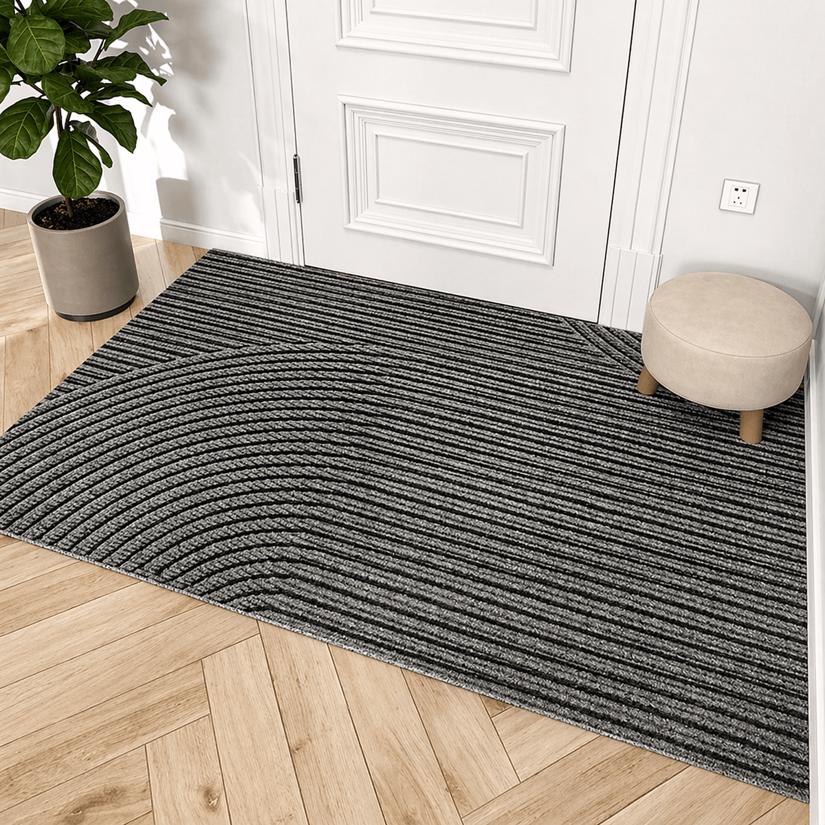 Durable Non-Slip Door Mat | Modern Dirt-Resistant Entry Mat - Garalato