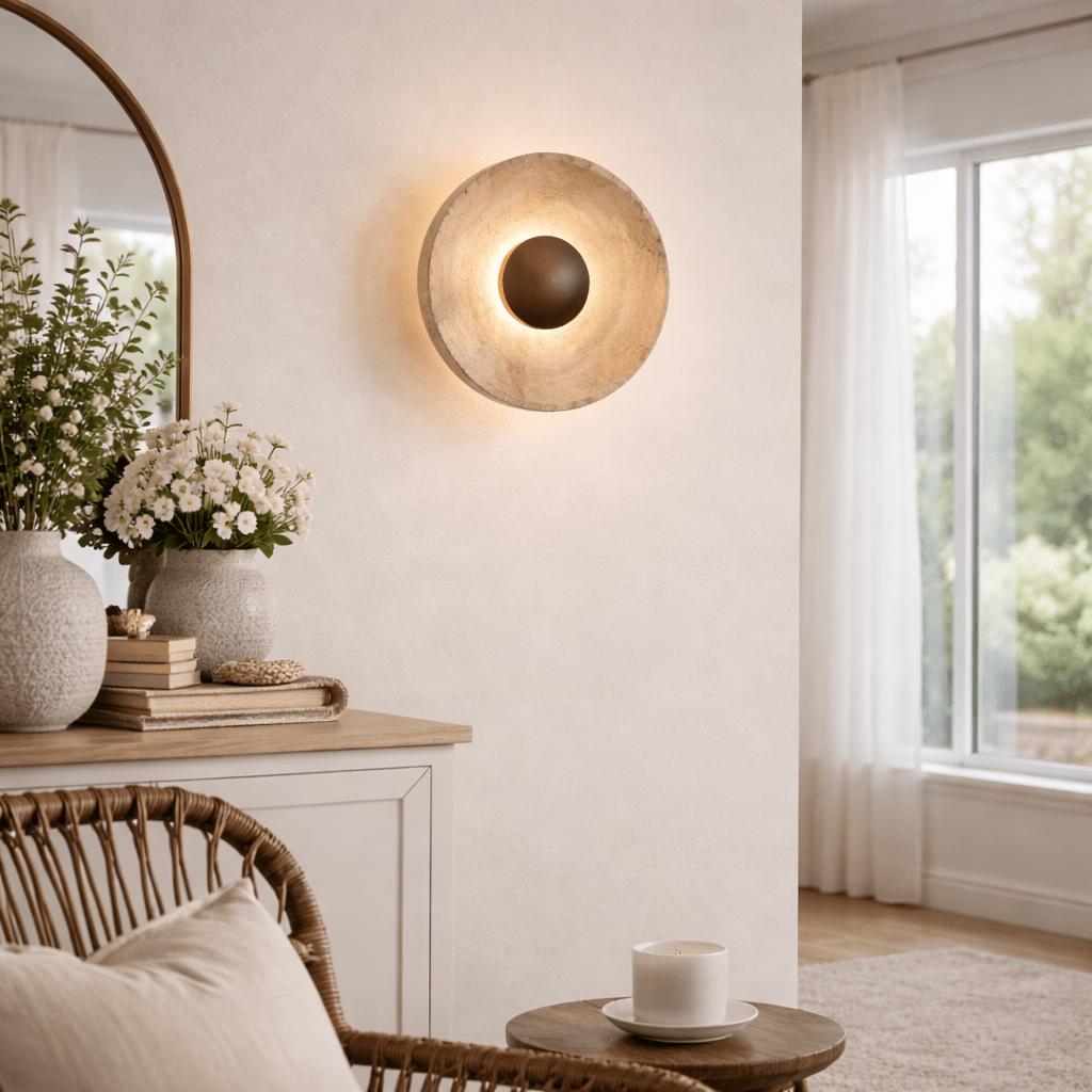 Round wall lamp - Garalato